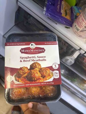 Spaghetti, Sauce & Beef Meatballs