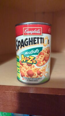 Spaghettio's Meatballs A to Z's