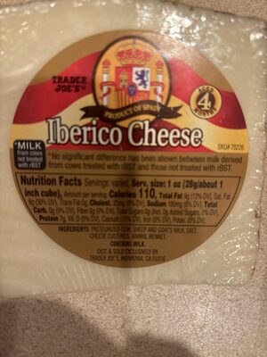 Spanish Iberico Cheese