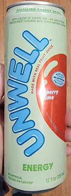 Sparkling Energy Drink-Cherry Lime
