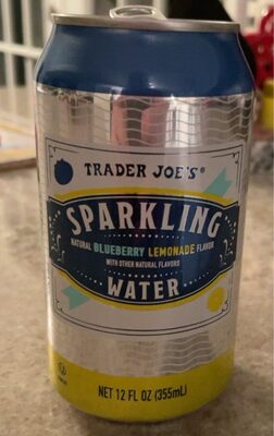 Sparkling nature blueberry lemonade
