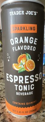 Sparkling Orange Flavored Espresso Tonic
