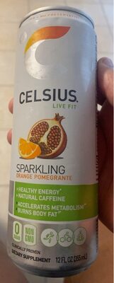 Sparkling orange pomegrante