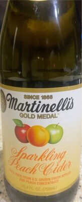 Sparkling peach cider