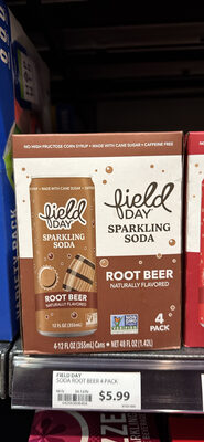 Sparkling Soda Root Beer