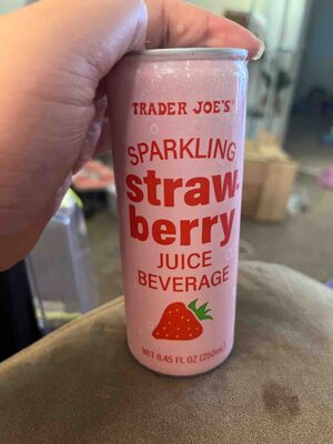 Sparkling Strawberry Juice Beverage