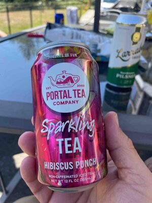 Sparkling Tea Hibiscus Punch