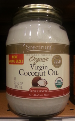 Spectrum Culinary Organic Virgin Coconut Oil Unrefined