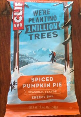 Spiced pumpkin pie energy bar