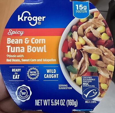 Spicy Bean & Corn Tuna Bowl