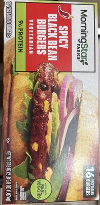 Spicy Black Bean Burgers