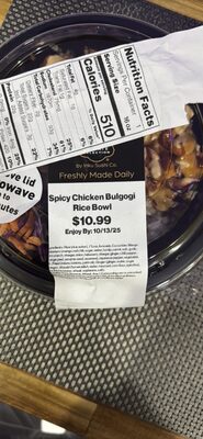 Spicy Chicken Bulgogi Rice Bowl