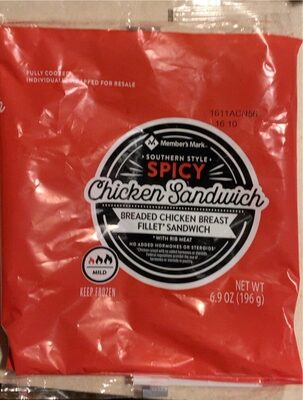 Spicy chicken sandwich