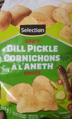 spicy dill pickle chips