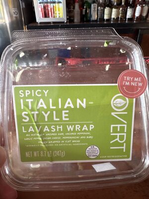 Spicy Italian Style Lavash Wrap