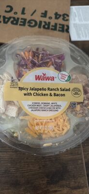 Spicy Jalapeño Ranch Salad with Chicken & Bacon