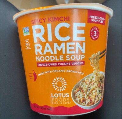 Spicy Kimchi Rice Ramen