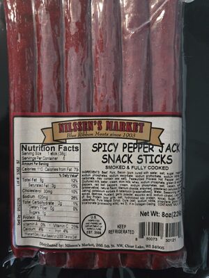 Spicy Pepper Jack Snack Sticks