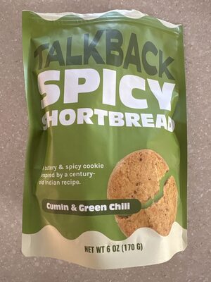Spicy Shortbread - Cumin & Green Chili