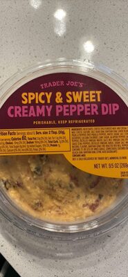 Spicy & Sweet Creamy Pepper Dip