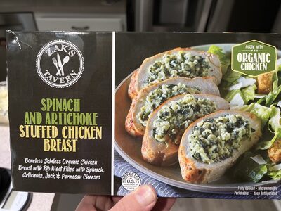 Spinach And Artichoke Stuffed Chicken Breast