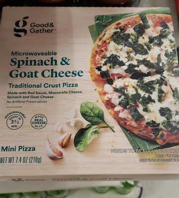 Spinach and Goat Cheese Pizza