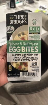 Spinach & Bell Pepper Egg Bites