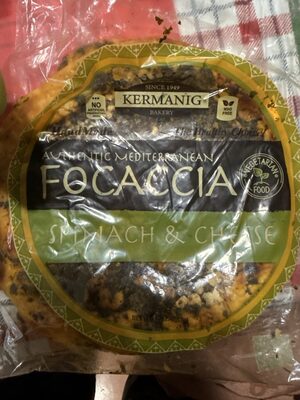 Spinach & Cheese Mediterranean Focaccia