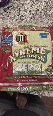 Spinach & Herbs Tortilla Wraps