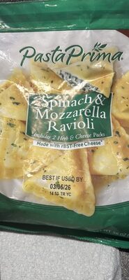Spinach & Mozzarella Ravioli