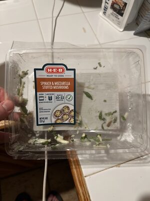 Spinach & Mozzarella Stuffed Mushroom