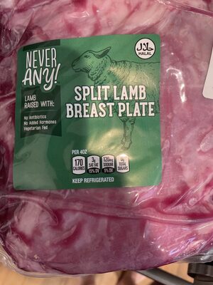 Split Lamb Breast plate