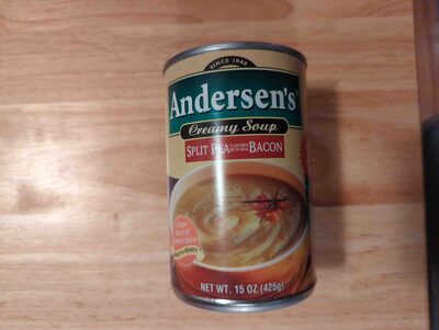 Split pea soup with bacon