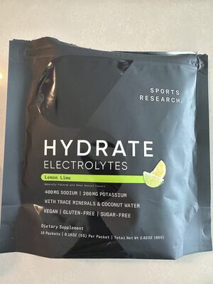 Sports Research Hydrate Electrolytes