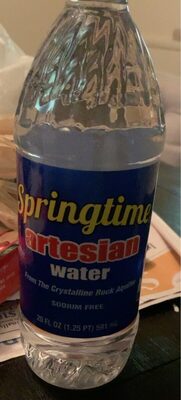 Spring time artesian water