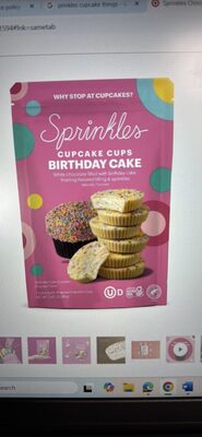 Sprinkles Cupcake Cups Birthday Cake