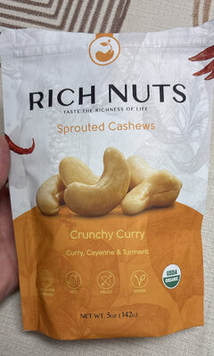 Sprouted Cashews Crunchy Curry
