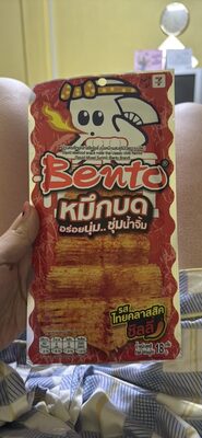 Squid seafood snack roller thai classic chilli flavour (Squid Mixed Surimi) (Bento Brand)