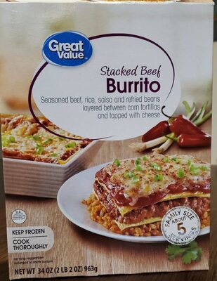 Stacked Beef Burrito