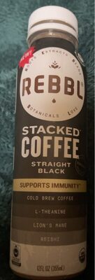 Stacked Coffee Straight Black