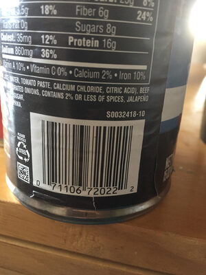 Stagg, Silverado Beef Chili With Beans