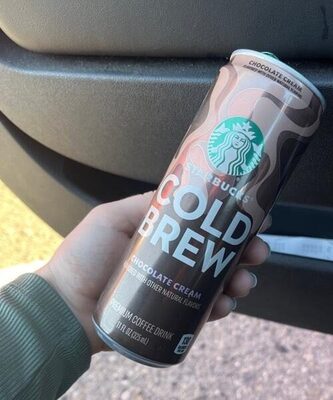 Starbucks cold brew chocolate cream can