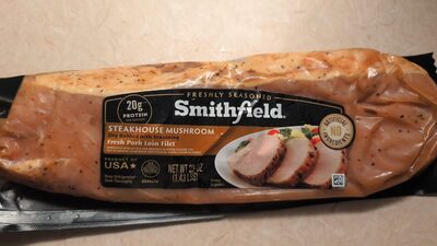 Steakhouse mushroom fresh pork loin filet