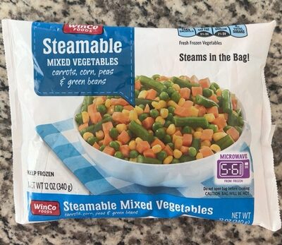 Steamable mixed vegetables