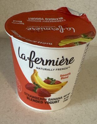 Strawberry Banana Blended Yogurt