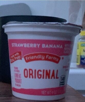 strawberry banana lowfat yogurt