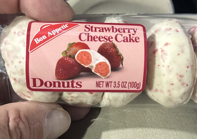 Strawberry Cheese Cake Donuts