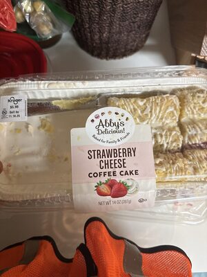 Strawberry Cheese Coffee Cake