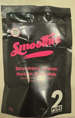 Strawberry Creme Protein Smoothie