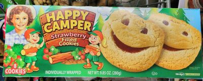 Strawberry filled cookies